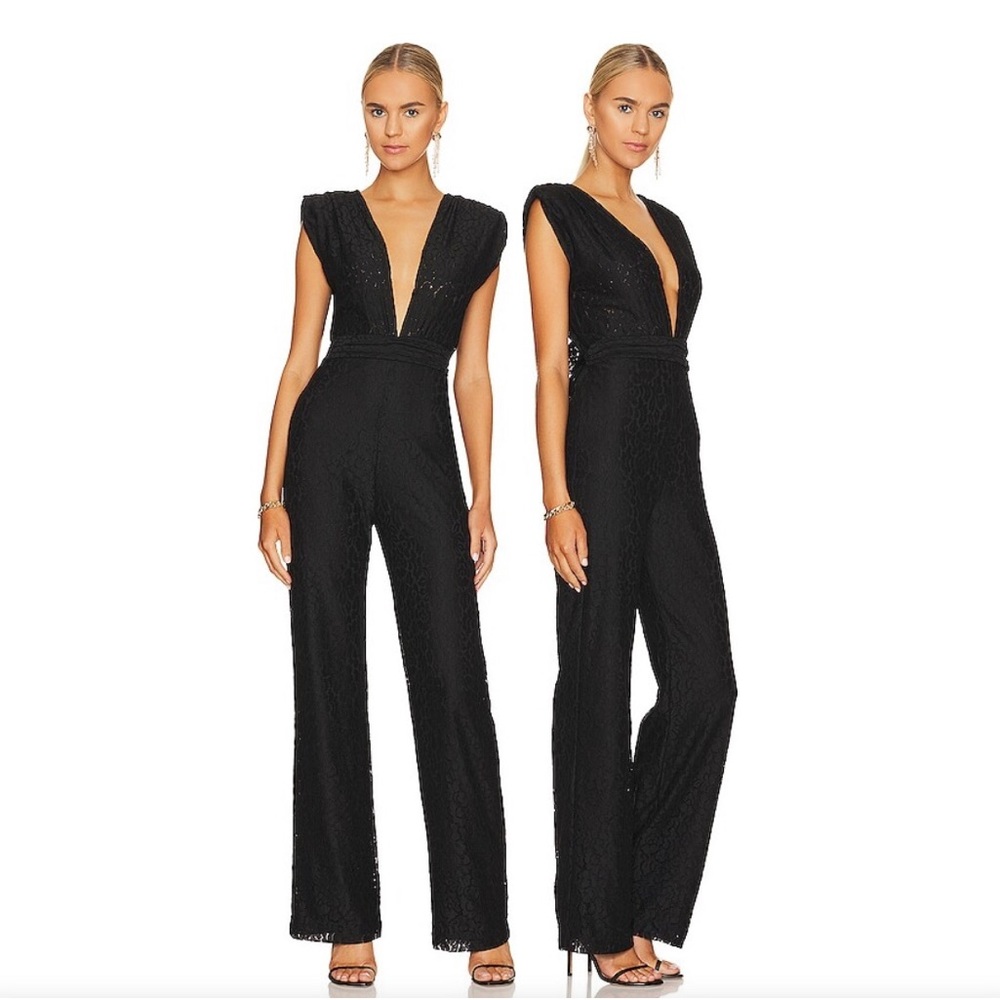 Black lace jumpsuit